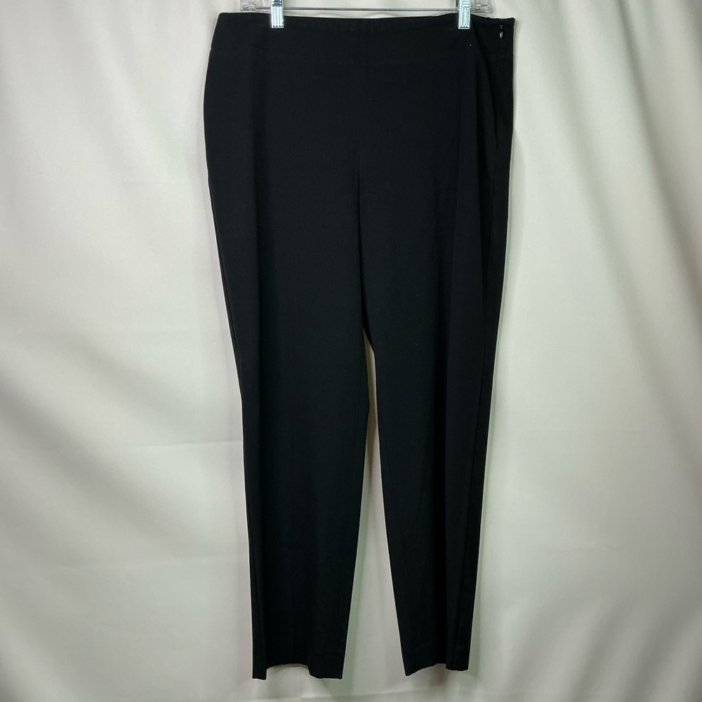 Talbots size 12 Petite Heritage Black Work Straight Leg Women's Pants